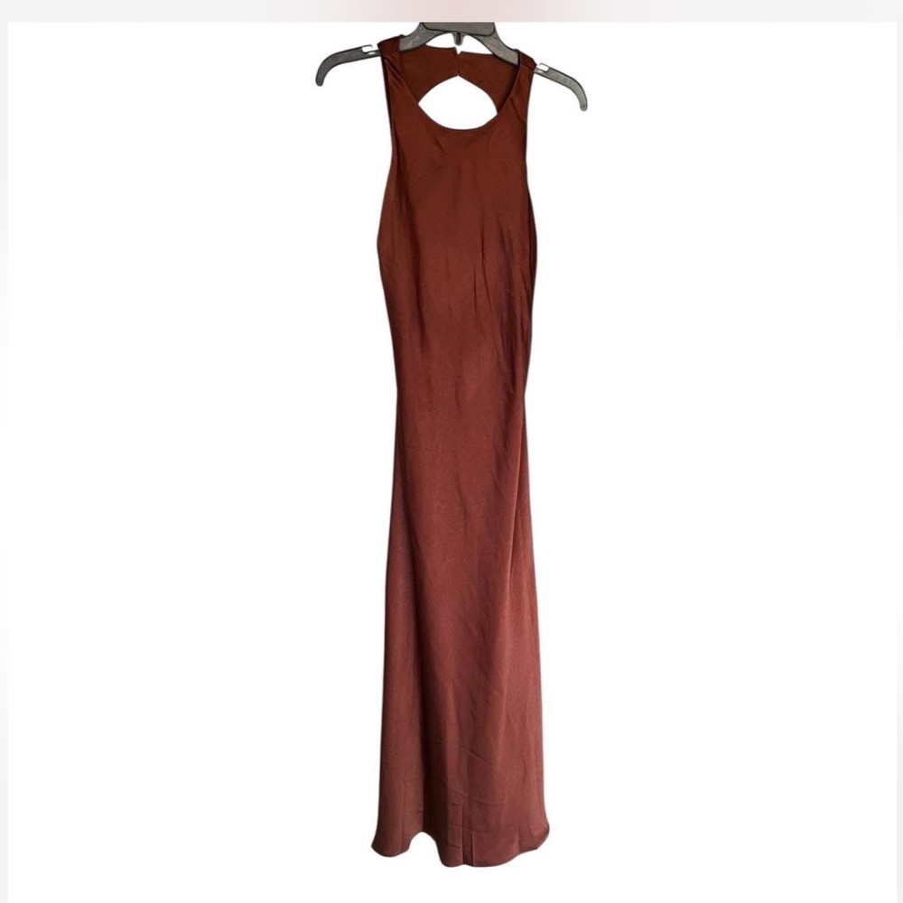 DISSH Brown Satin Dress 8/10